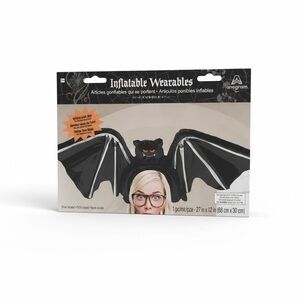 Inflatable Bat Wings Costume - Black